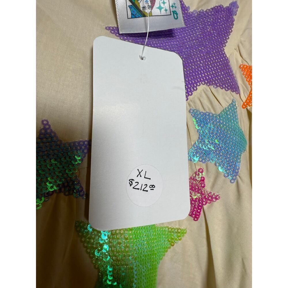 NWT Queen of Sparkles Darling Star Dress Girls Sz. XL - Picture 3 of 10
